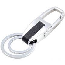 Porte-clés de voiture en métal pour homme