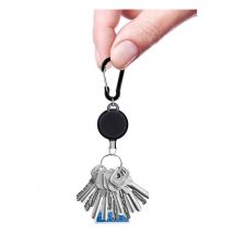 Fei Yu - Porte-clés extensible en câble métallique en acier inoxydable