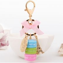 Fei Yu - Porte-clés Macaron coloré et mignon