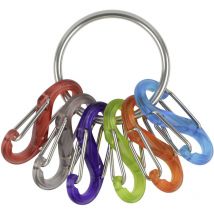 Porte-clé Nite Ize NI-KRG2-11-R3 rouge, noir, lilas, vert, orange, bleu 1 pc(s) A601502