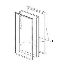 Porte complete ref avec joint pour refrigerateur FAR 67894