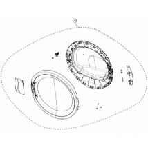 Sportello completo - Asciugatrice Listo 4350054
