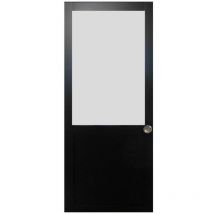 Gd Menuiseries - Porte Coulissante Athena Noir H204 x L73 Et 2 Coquilles