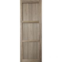 Gd Menuiseries - Porte Coulissante Bois Frake 3 Panneaux H204 x L83