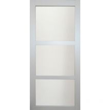 Gd Menuiseries - Porte Coulissante Greyria Gris Clair Ral7035 Vitree H204 x L93