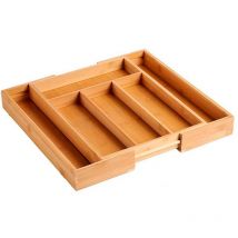 Porte-couverts extensible 6 trous en bambou collection kinvara
