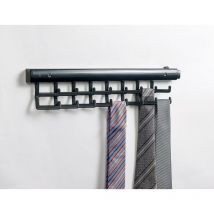 Capaldo - Porte-cravates en plastique avec 16 crochets mm.375x3,5x80h - Salone