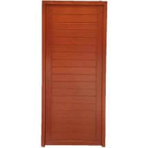 Gd Menuiseries - Porte D'Entrée Bois Pleine, Laura, H,215Xl,90 p, Droit Côtes Tableau + Poignée Et Barillet ( Ref 010723No)
