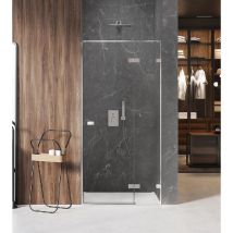 Otitec - Porte de douche 130 cm chrome pivotante droite majorque chrome