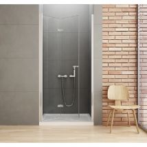 Otitec - Porte de douche chrome pliante gauche 70 cm corfou chrome