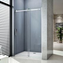 120x195 cm porte coulissante cabine de douche coulissante 8mm verre trempé