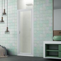 Forte - Porte de douche en niche pivot 105 cm h 190 en acrylique mod. Sigma