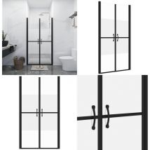 Porte de douche esg demi-dépoli (83-86)x190 cm - porte de cabine de douche - portes de cabine de douche - Home & Living