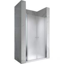 Cadentro - maia Porte de douche 72x180 cm verre opaque - ajustable de 72 à 76 cm