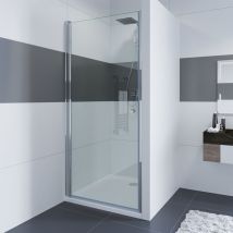 Impts - Porte de douche Porte battante Porte de douche en niche Porte pivotante Porte simple Cabine de douche en verre Porte battante Niche en verre