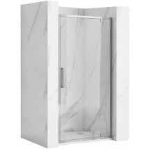 REA - porte de douche rapid swing chrome 90