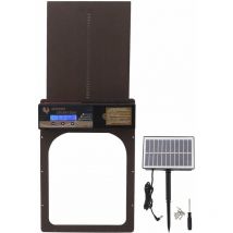 Porte de poulailler automatique minuterie à énergie solaire IP45 étanche en aluminium volaille portes automatiques de poulailler pour maison ferme