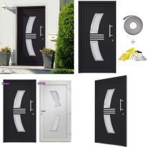 Porte d'entrée principale Anthracite 98x208 cm - porte - portes - Home & Living - Anthracite