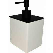 Distributeur de savon liquide sur plan Pollini Acqua Design Ebox EB1424A9 Noir mat