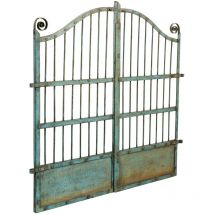 Biscottini - Portail en fer Portail de jardin Clôture pour piétons Clôture