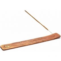 Porte encens en bois motif Bouddha