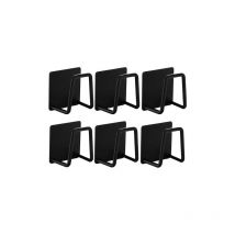 Porte Eponge Evier Cuisine 6 Pcs Support Eponge Evier Cuisine, Porte éponge en Acier Inoxydable, Porte-éponge de Cuisine sans Perçage, Porte-éponges