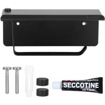 Ineasicer - Porte-essuie-tout mural en aluminium, support de rangement pour mouchoirs pour salle de bain