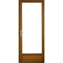 Porte Fenêtre Bois 1 Vantail H205 x L80 Tirant Droite Côtes Tableau