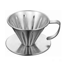 Serbia - Porte-filtre à café en acier inoxydable, filtre à café filtre réutilisable goutteur de filtre à café réutilisable v60 paniers à café goutte