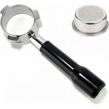 Porte-filtre Sans Fond 54 mm, Porte-filtre nu en Acier Inoxydable Pour Machine à Expresso Pour Breville 870/875/878/880 Avec Filtre à Panier,noir,