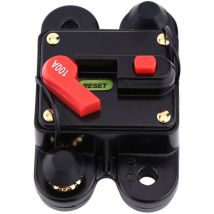 Ugreat - Porte-fusible réarmable automobile 12V, disjoncteur réarmable avec inverseur, porte-fusible de bateau à moteur à réinitialisation manuelle
