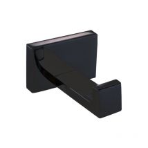 Porte gant de toilette Plaza PVD Noir Mat Brossé