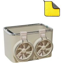 Porte-gobelet multifonctionnel 2 en 1 pour voiture avec serviette gratuite