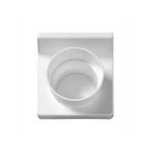 Eliplast - Porte-gobelet mural blanc