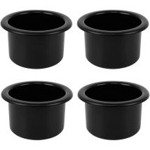 Fei Yu - Porte-gobelets 4 porte-gobelets, porte-gobelet noir 79 mm