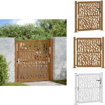 Porte jardin acier résistant aux intempéries conception tracés - Porte De Jardin - Portes De Jardin - Porte De Clôture - Porte De Sécurité