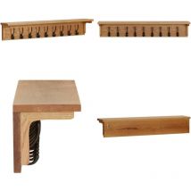 Porte-manteau 90x16x16 cm Bois de chêne massif - porte-manteau - porte-manteaux - Home & Living