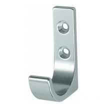 Porte manteau aluminium - Décor : Argent - Hauteur : 135 mm - Profondeur : 86,5 mm - Version : Double Itar