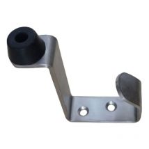Porte manteau avec butée - Hauteur : 67 mm - Epaisseur : 2,5 mm - Décor : Satiné - Largeur : 18 mm - Matériau : Inox 304 - Longueur : 75 mm Itar