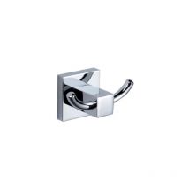 Porte-manteau Geo double chrome' pour peignoirs et serviettes