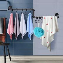 Yongqing - Porte-manteau mural design en métal en forme de z 100cm