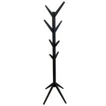 The Home Deco Factory - Porte-manteaux arbre en bois 8 tiges noir