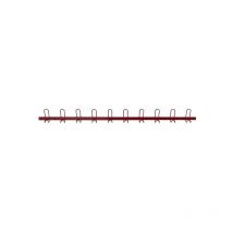Porte-manteaux 'collège' 10 patères coloris rouge