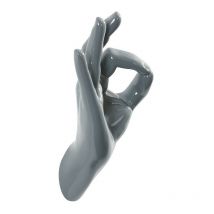 Porte manteaux main OK Thelermont Hupton Gris