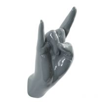 Thelermont Hupton - Porte manteaux main Rock On Gris