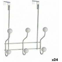 Berilo - Porte-manteau white metal plastic 10 x 22 x 26 cm (24 pcs.)