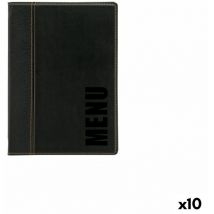 Securit - Porte-menu trendy 25.3 x 17.7 x 0.8 cm noir