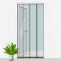 Porte Moustiquaire 100x220 cm Gris