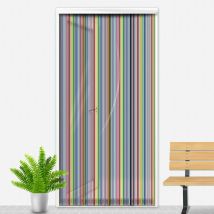 Porte Moustiquaire 90x220 cm Multicolore
