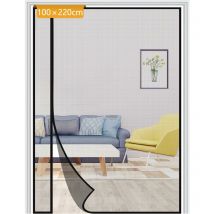 Sunxury - Porte Moustiquaire à Fermeture Aimantée 100x220cm réversible à Ouverture Latérale Gauche et Droit Maille Ultra Fine Sans Perage